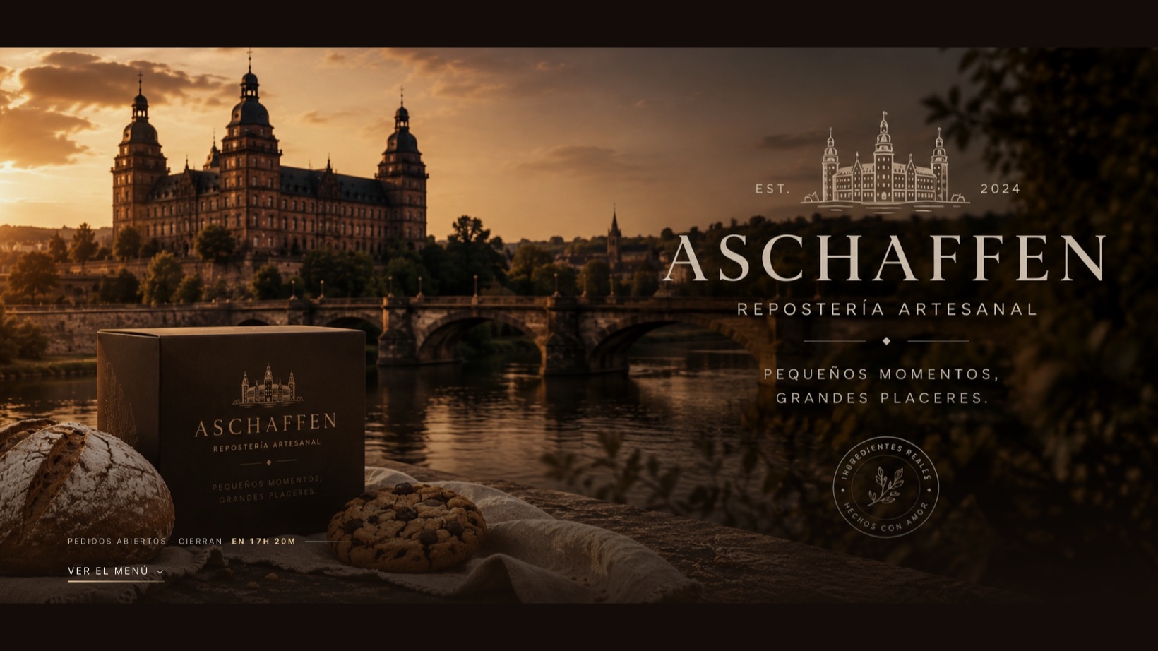ASCHAFFEN · captura del sitio